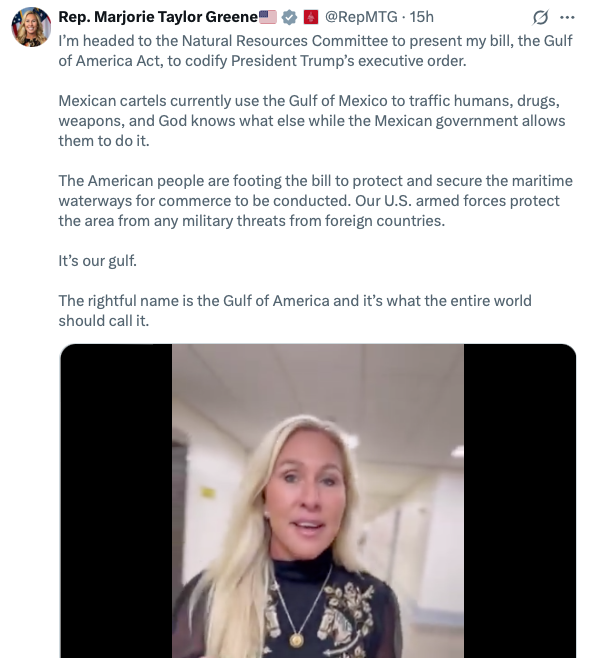 The Georgia Republican edited her social media post but the gaffe lived on.