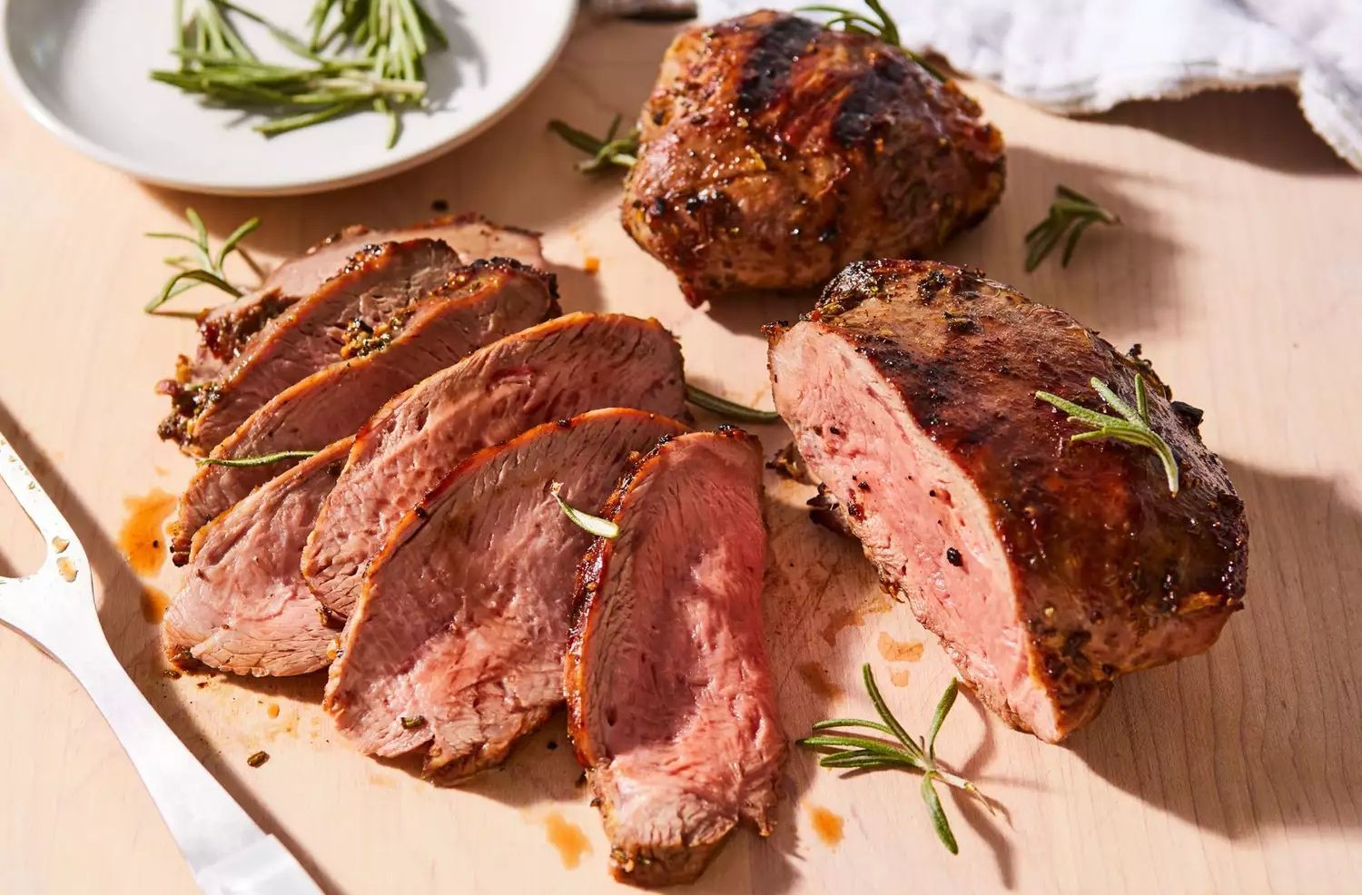 Grilled Leg of Lamb with Garlic and Rosemary