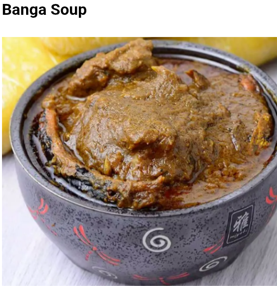 NIGERIA Banga Soup