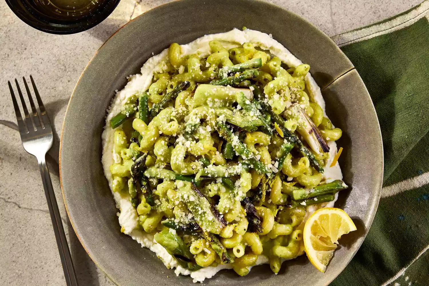 Make the most of ramp season by transforming them into a pesto and using it for a creamy pasta.
