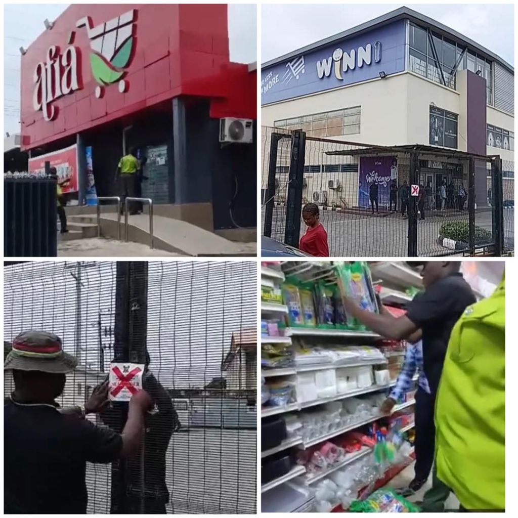 Lagos state govt seals supermarket for selling items with single-use&nbsp;plastics
