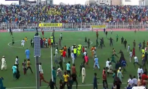 NPFL condemns violence as Pillars fans attack referees, players after 1–1&nbsp;draw
