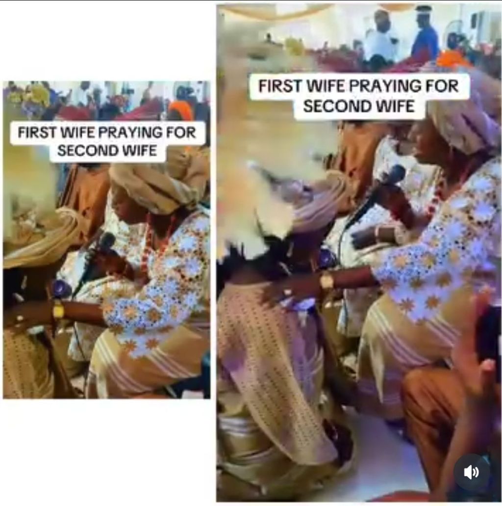 Video of first wife praying for her husband’s new bride on their wedding&nbsp;day