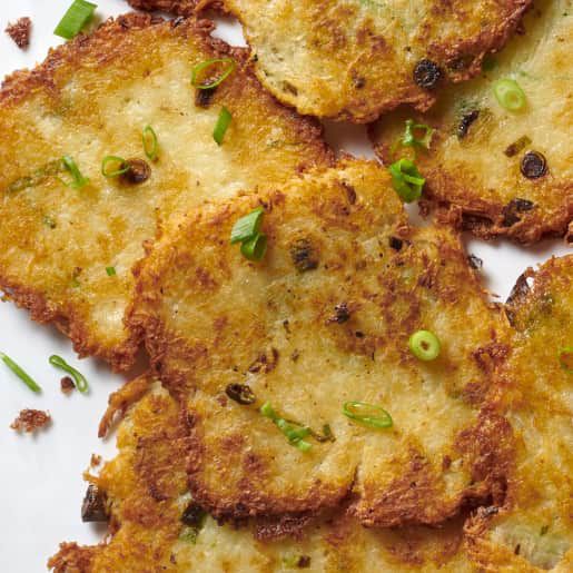 These super-crispy potato pancakes only need five ingredients.