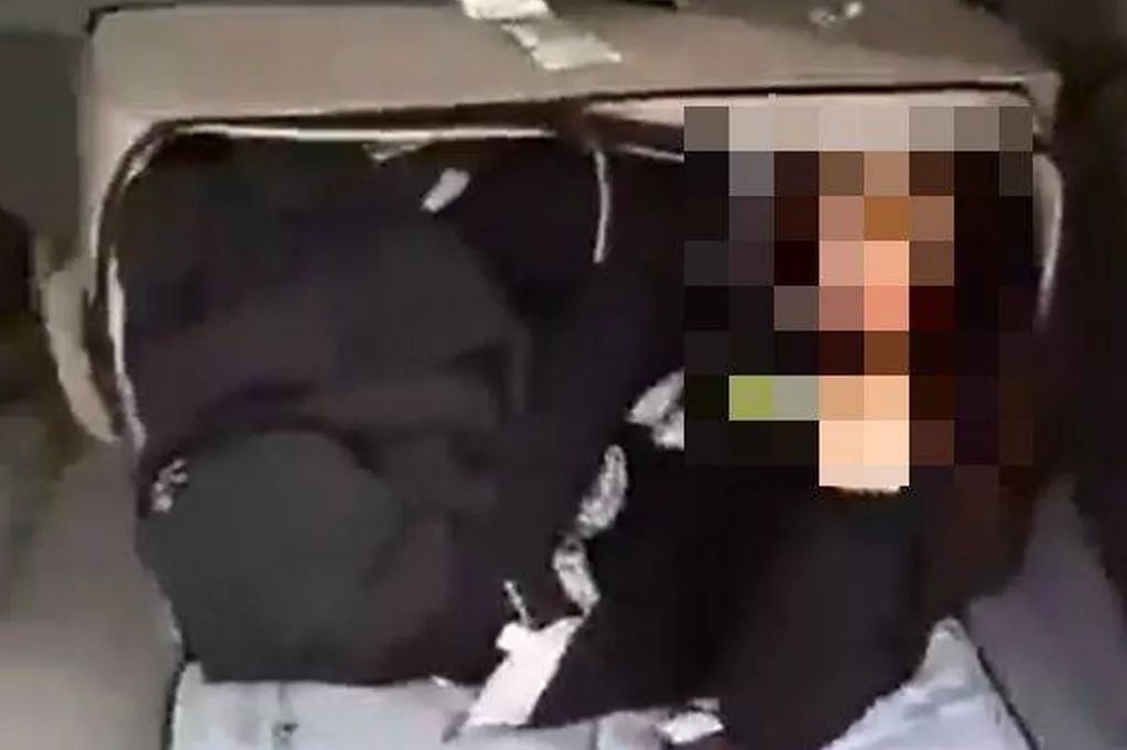 A woman has been filmed trapped inside a suitcase on a Citylink bus, sparking a police&nbsp;investigation.