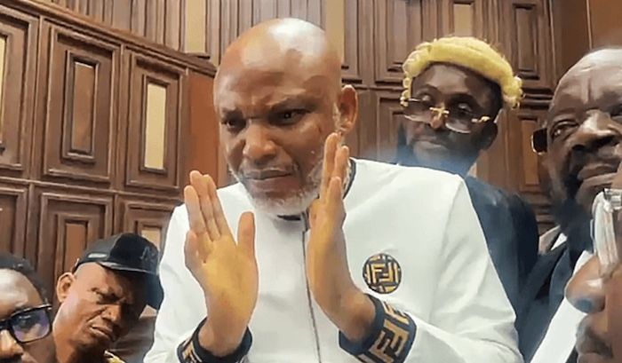 Biafra agitator, Nnamdi Kanu has complied with the Federal High Court in Abuja’s directive to open his defence in the terrorism charges filed against him by the Federal&nbsp;Government.