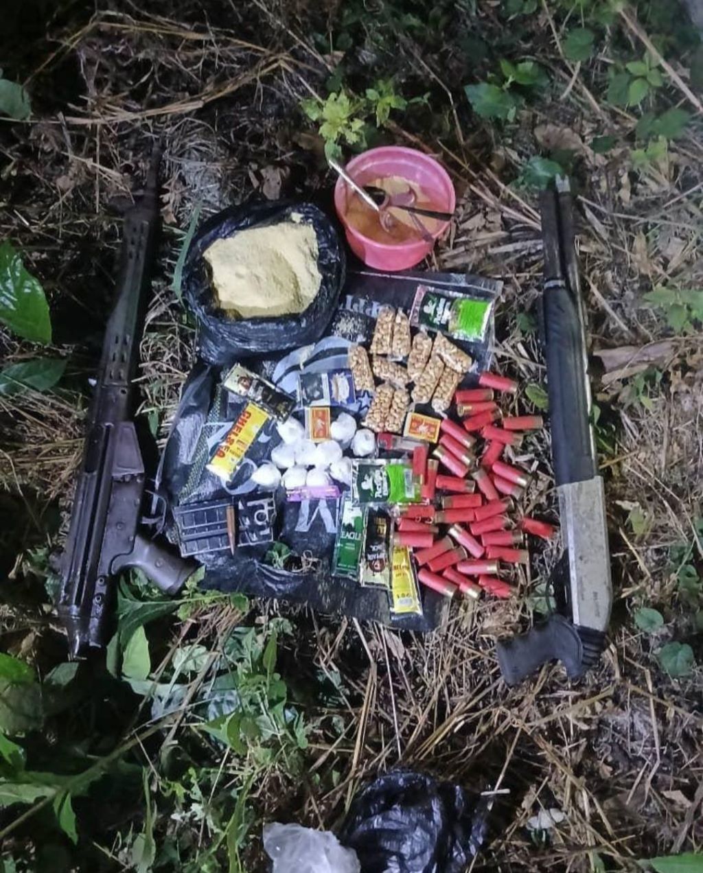 Hoodlums abandon their soaked garri, groundnut and ammunition while fleeing from Delta&nbsp;police