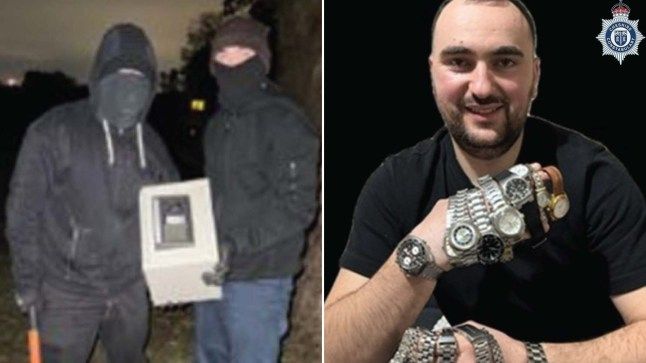 Bonnie and Clyde’ gang caught after flaunting watches and cash stolen in £1,000,000&nbsp;spree