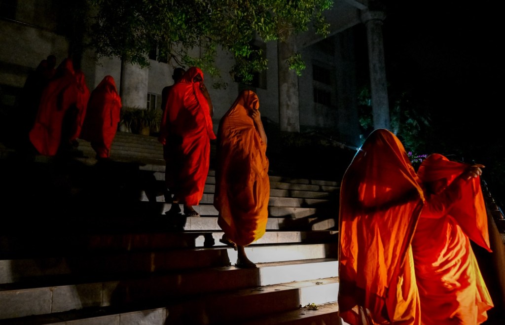 22 Buddhist monks arrested at Sri Lanka airport for hiding 242 pounds of marijuana in&nbsp;luggage.
