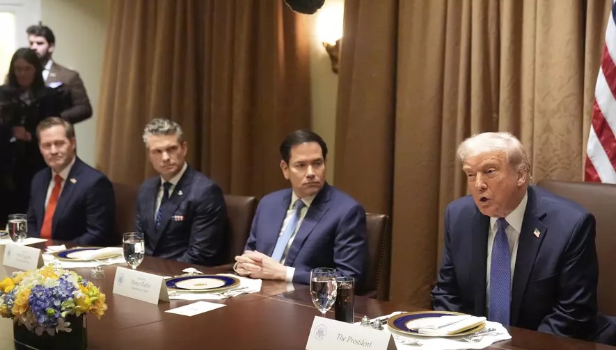 U.S. President Donald Trump is scheduled to meet with his top national security and foreign policy advisors on Monday to determine the next steps in the ongoing conflict with&nbsp;Iran.
