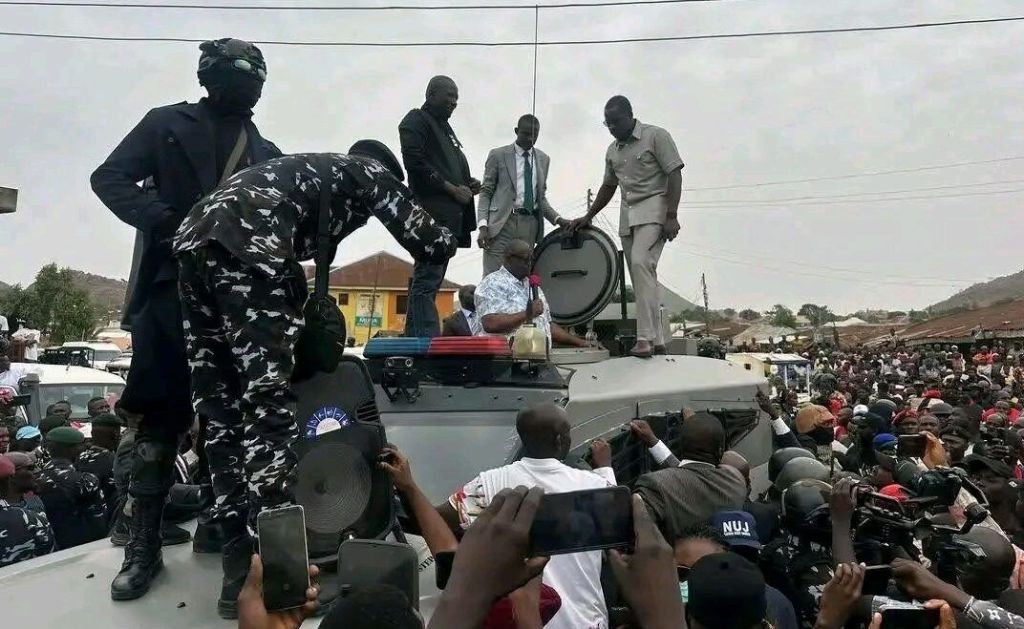 Caleb Mutfwang, governor of Plateau state, has defended his use of an armoured personnel carrier during a visit to Angwan Rukuba in Jos north, following a deadly attack, saying his actions were misrepresented on social&nbsp;media.