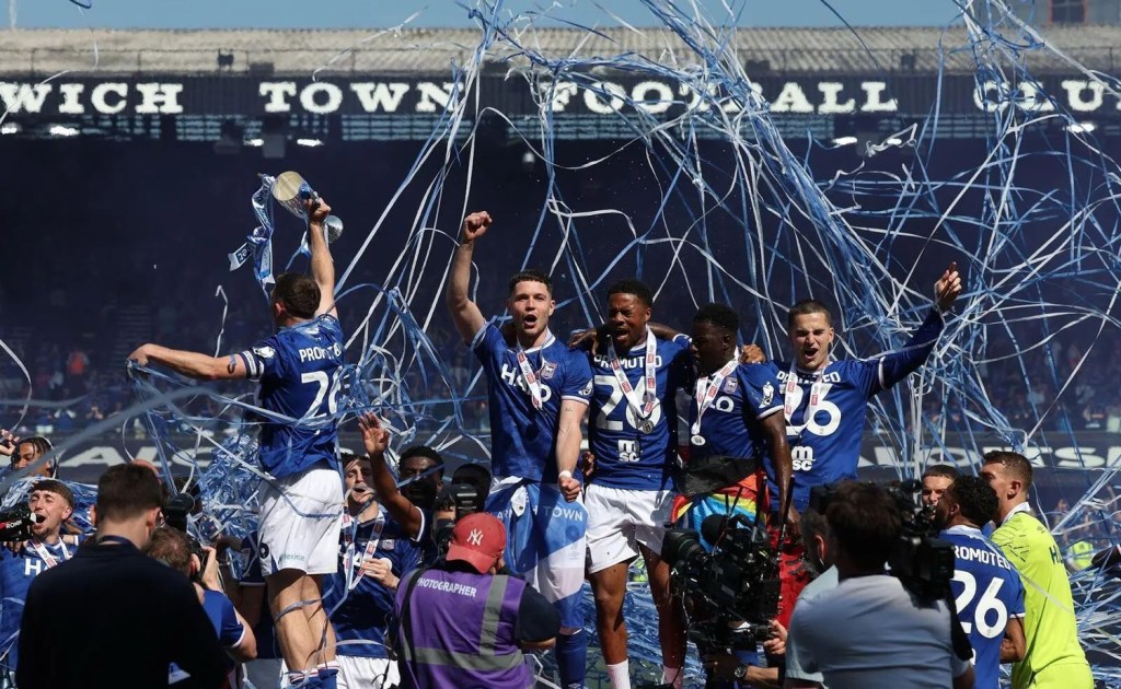Ipswich promoted to Premier League as Wrexham miss out on&nbsp;play-offs