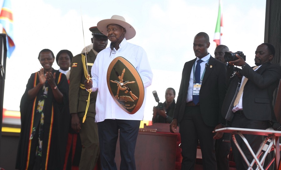 81-year-old Museveni sworn in for seventh term as Uganda’s President.