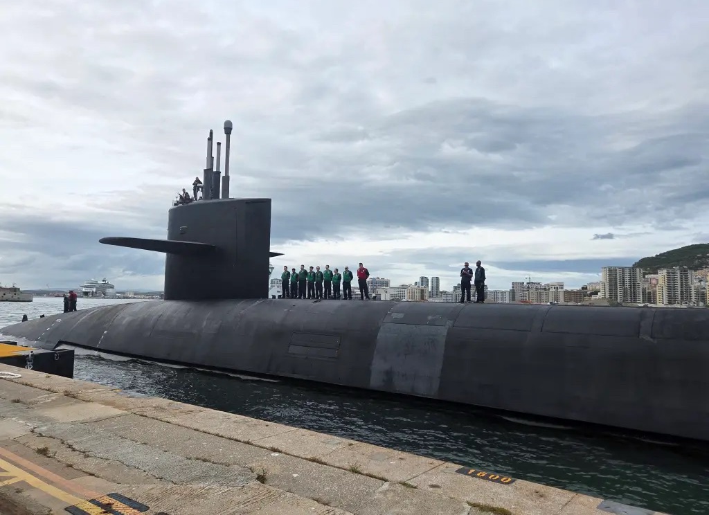 Pentagon reveals secret nuclear subbmarine location following rejected Iran Peace offer.
