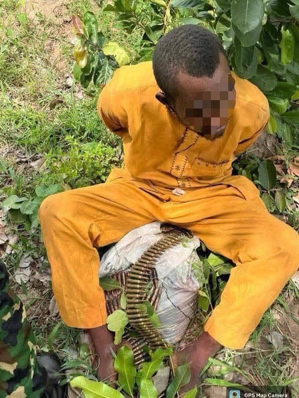 Army arrests terrorist courier with 500 rounds of ammunition hidden inside bag of maize in&nbsp;Kogi