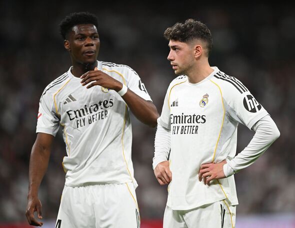 Real Madrid star, Federico Valverde hospitalised’ in brutal training ground fight with teammate Aurelien&nbsp;Tchouameni.