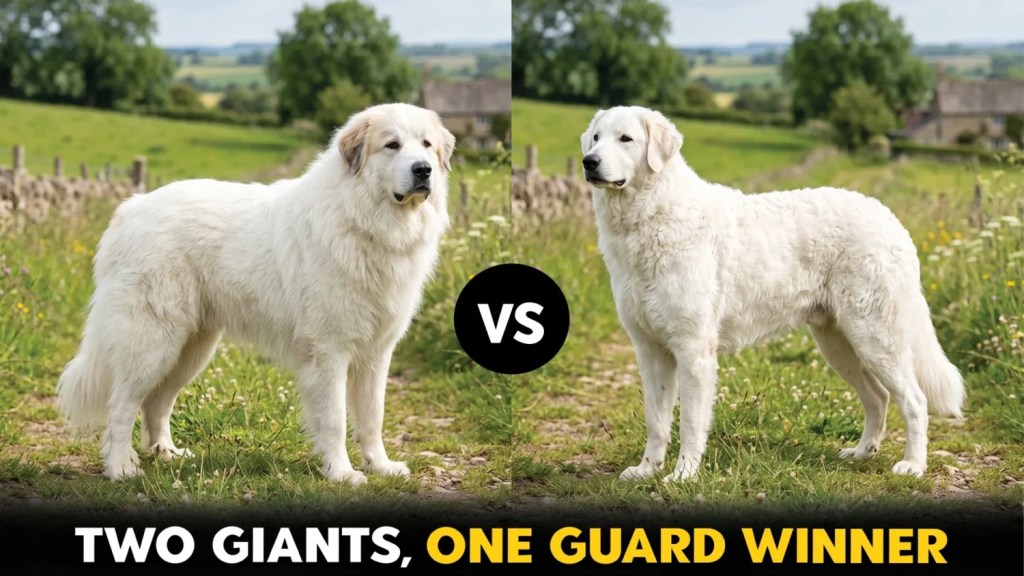 Great Pyrenees vs Kuvasz Dog Breeds: Battle of the Legendary&nbsp;Guardians.